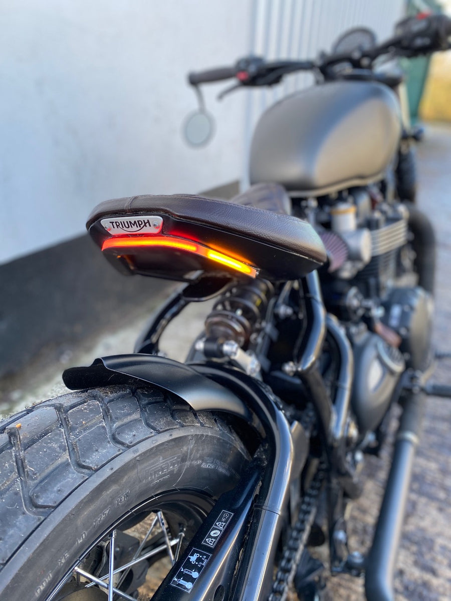 New Rage Cycles - Tail Tidy - VARIOUS OPTIONS - Triumph Bobber + Trium –  Poulson Creative Customs
