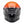 BILTWELL LANE SPLITTER HELMET PODIUM GLOSS ORANGE/GREY/BLACK