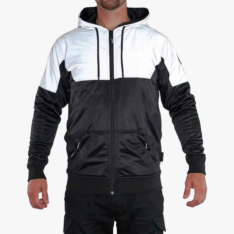 CRULE - Badlands Reflective Armoured Hoodie - Black