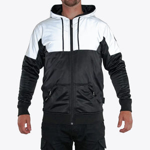CRULE - Badlands Reflective Armoured Hoodie - Black