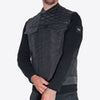 CRULE - Hex Leather Nomad Armoured Riding Vest - Black on Black