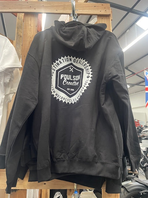Poulson Creative - Shop Hoodie -  Black