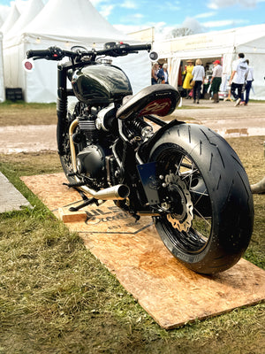 Triumph Bobber - 'The British Bobber' Full wide wheel custom