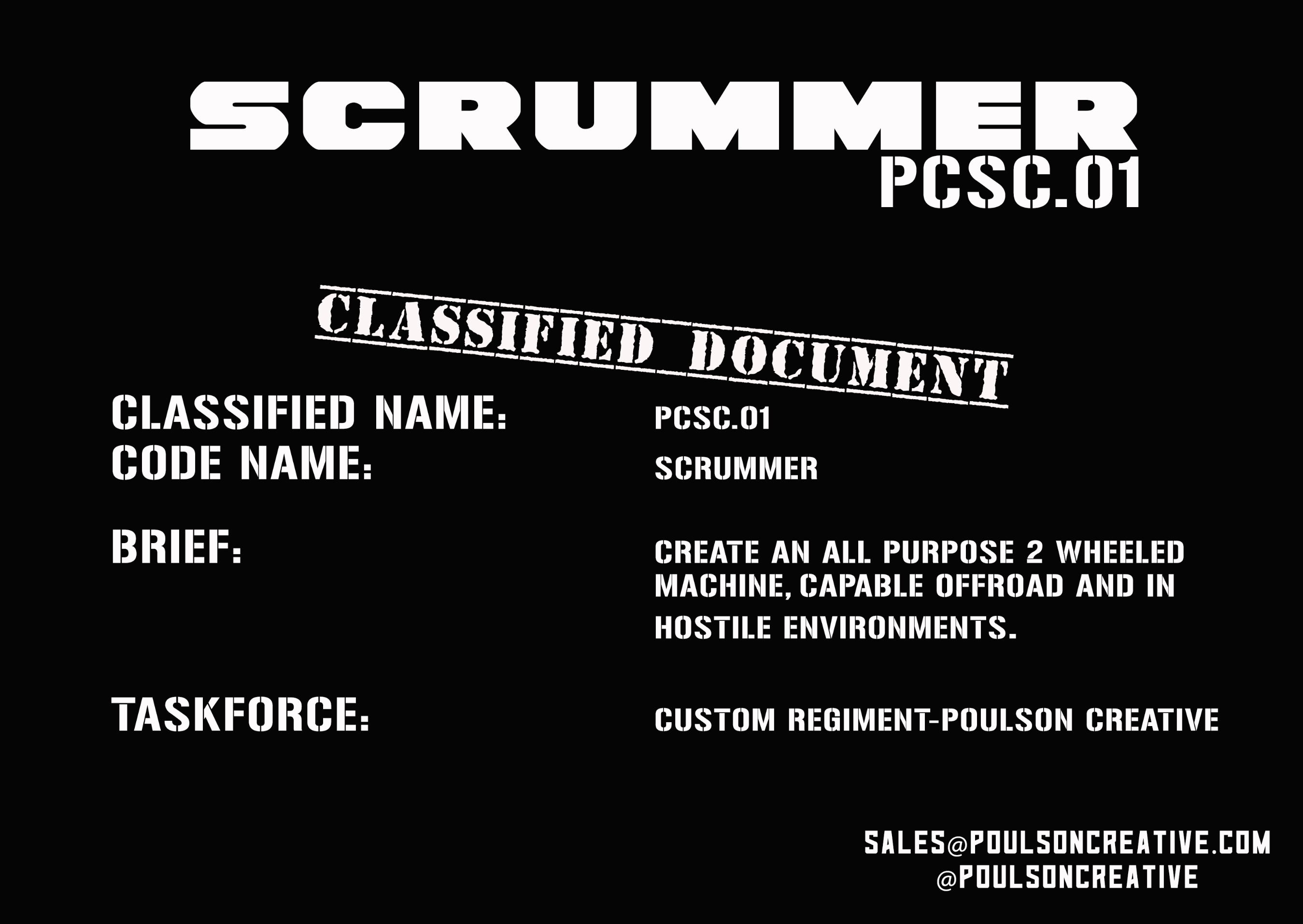 Triumph Scrambler - SCRUMMER