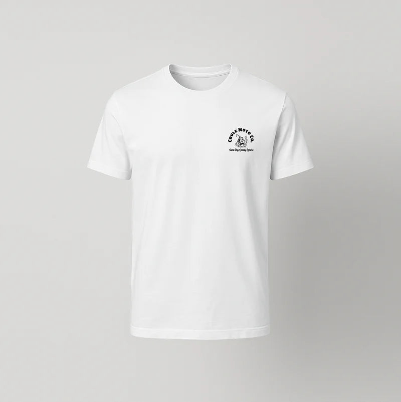 Crule Speed Shop Tee - Black & White