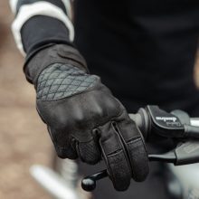Age of Glory - Shifter Gloves Black leather and Denim