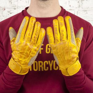 Age of Glory - Rover Leather CE Gloves Waxed Yellow