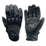 Age of Glory - Shifter Gloves Black leather and Denim