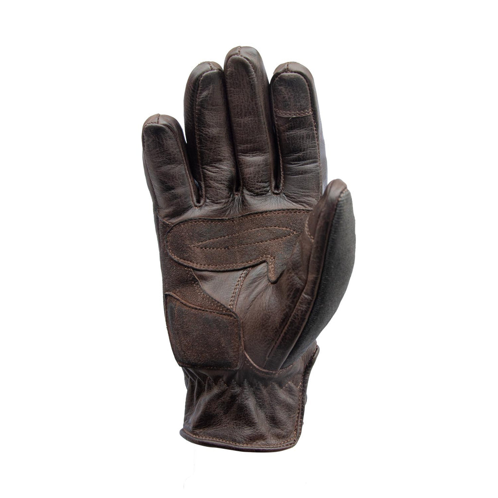 Age of Glory - Shifter Gloves Brown leather and Denim