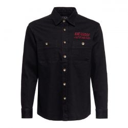 KING KEROSIN DENIM WORKER SHIRT BLACK