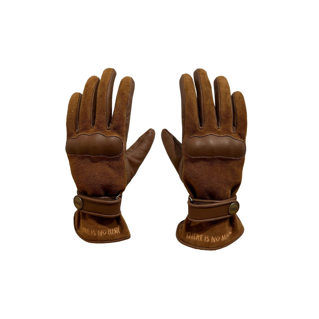 Wildust Sisters Arizona Brown Gloves with Knuckle Armour