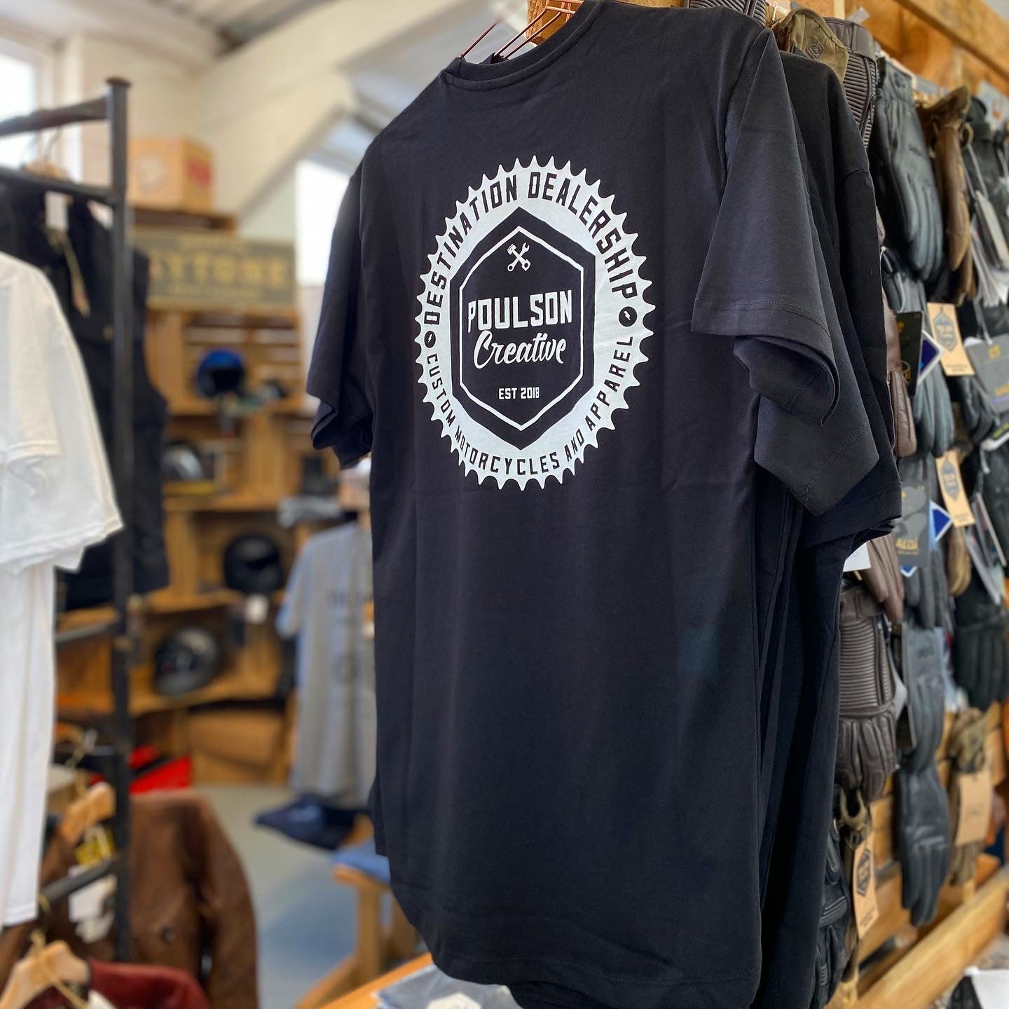 Poulson Creative - Shop T-Shirt  -  Black