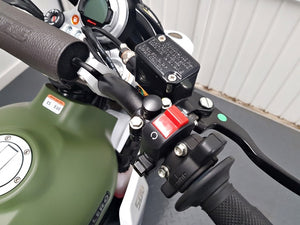 Pair of Billet Aluminium M10 Threaded Motorcycle Motorbike Mirror Blanking Plugs