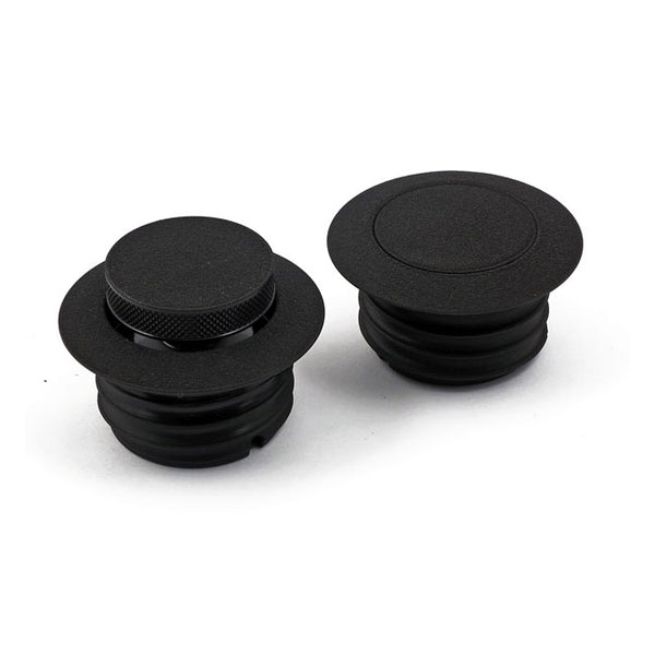 Matt Black Pop-Up Fuel Cap Flush