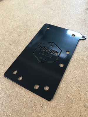 Poulson Creative Side Mount Number Plate Bracket with LED Bolt