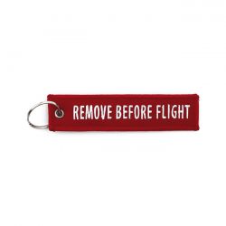 KEY RING REMOVE BEFORE FLIGHT RED, CAMOUFLAGE OR PINK