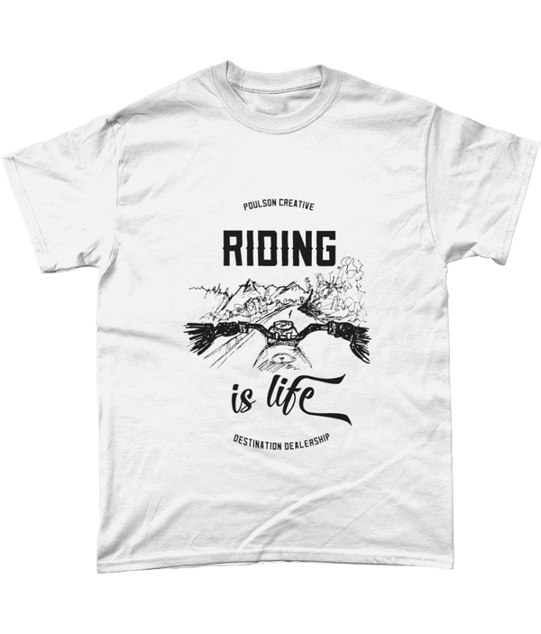 Poulson Creative - Riding Is Life T-Shirt - 3 colours