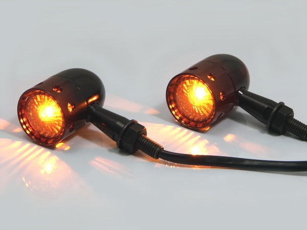 Black Aluminium Drilled Indicators