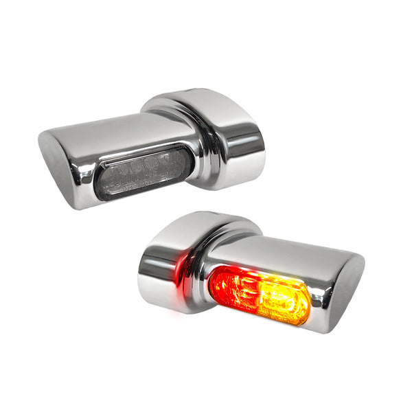 Heinz 3in1 Micro Winglets Bikes Rear LED Indicators - Harley Davidson