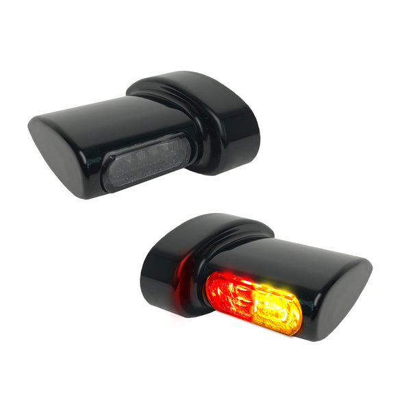 Heinz 3in1 Micro Winglets Bikes Rear LED Indicators - Harley Davidson