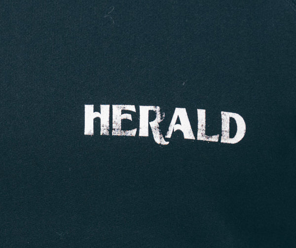 Herald Brand Logo Sweatshirt - Washed Black