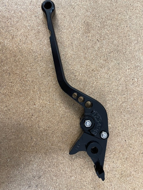 CNC Alloy Adjustable Front Brake & Clutch Long Lever Set in black Triumph Air-cooled Models