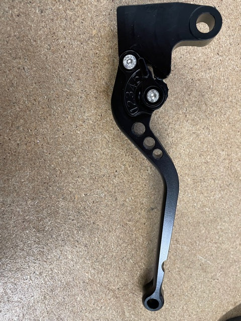 CNC Alloy Adjustable Front Brake & Clutch Long Lever Set in black Triumph Air-cooled Models