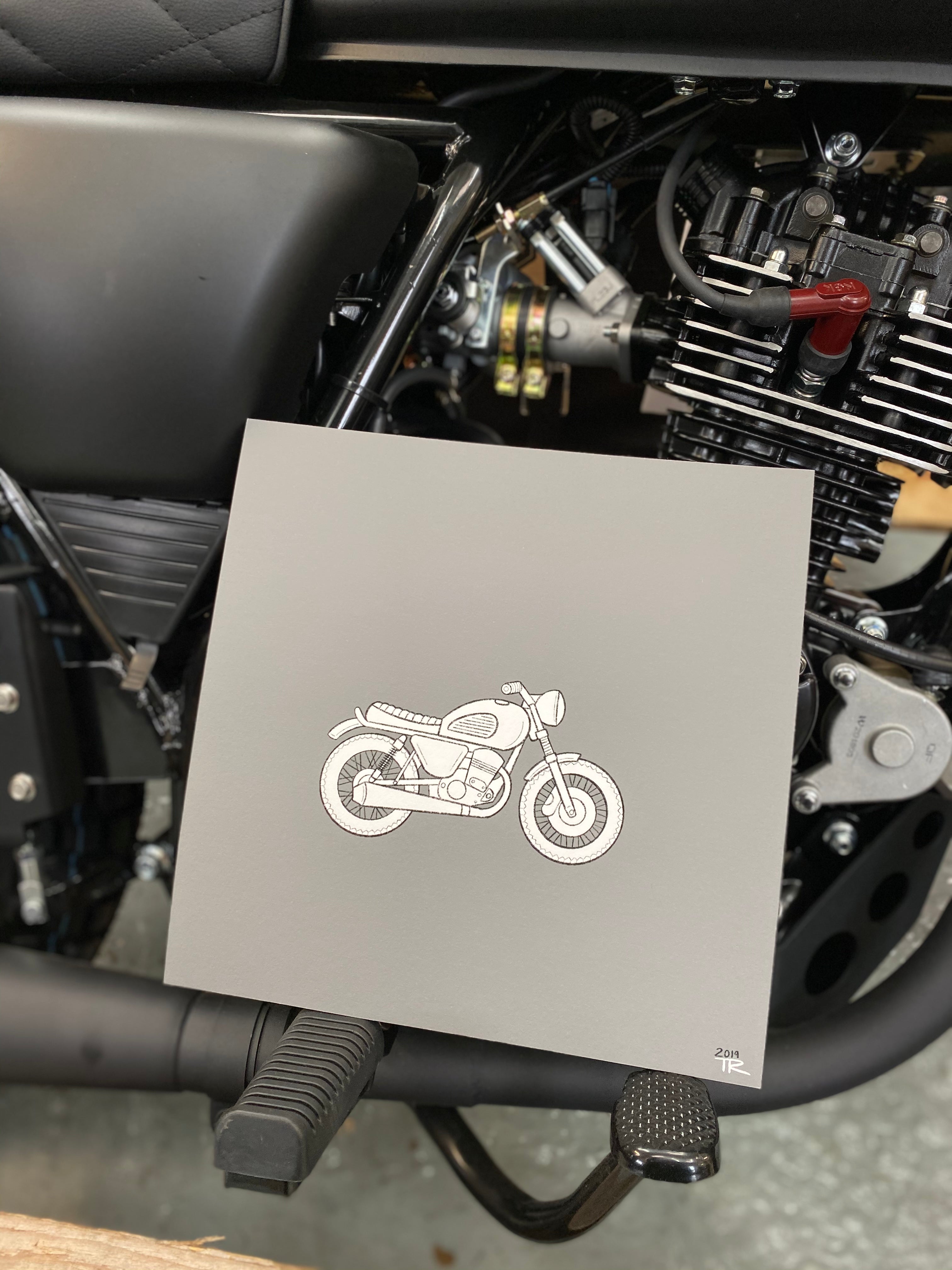 Mutt Motorcycle - Artwork - CreatedByTom