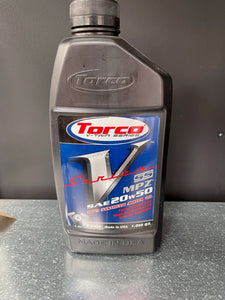 TORCO OIL  - V TWIN SERIES SAE20w50 MPZ 100% synthetic 1 Litre