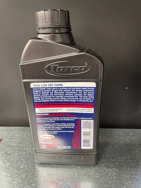 TORCO OIL  - V TWIN SERIES TRANS LUBE SAE75w90 1 Litre