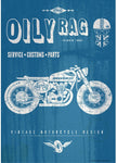 Oily Rag - Metal Sign - Shed Built