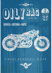 Oily Rag - Metal Sign - Shed Built