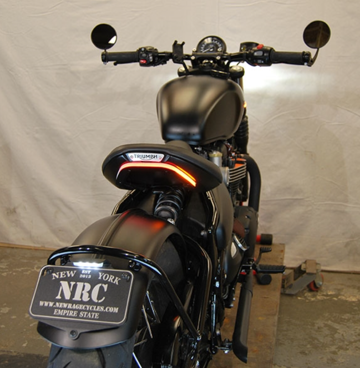 New Rage Cycles - Tail Tidy - VARIOUS OPTIONS - Triumph Bobber + Triumph Bobber Black