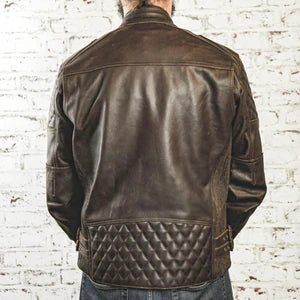 AGE OF GLORY KINGPIN BROWN LEATHER CE JACKET