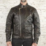 Age of Glory - Rocker Leather Jacket Used Black