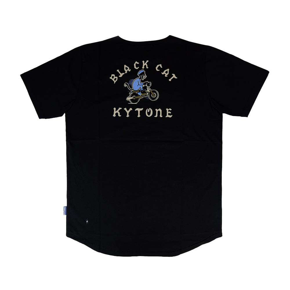 Kytone - T-Shirt - Black Cat Rider