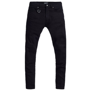 Pando Moto Jeans  - single layer - steel black