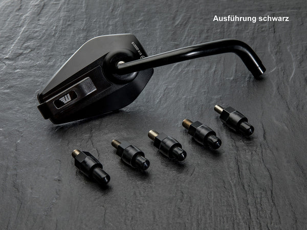 Motorcycle Handlebar Mirror - Left - Wunderkind